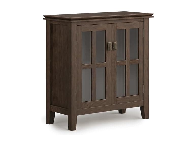 SIMPLIHOME Artisan 30" Wood Cabinet - Image 1