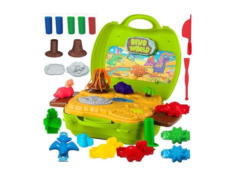 45 Pieces Dinosaur Clay Set for Kids - Image 1