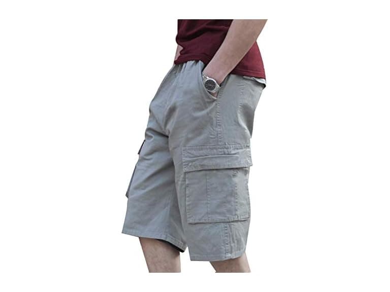 YangguTown Men (38) Below Knee Cargo Short Pants - Image 1