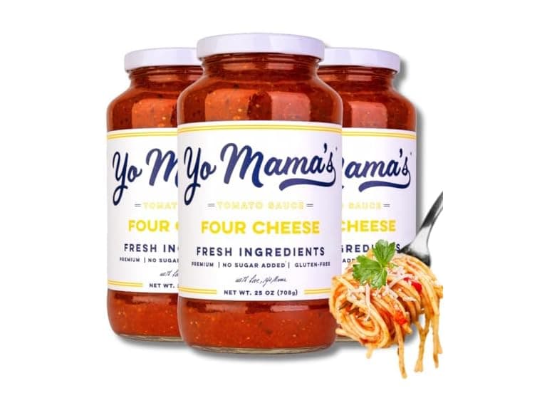 (6 Pack) Yo Mama's Four Cheese Sauce - Image 1