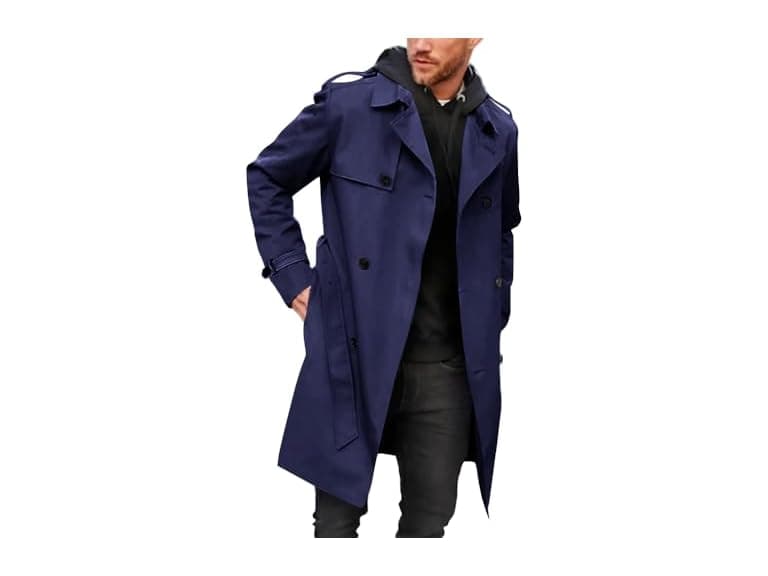 Pretifeel Men (XL) Trench Coat - Image 1