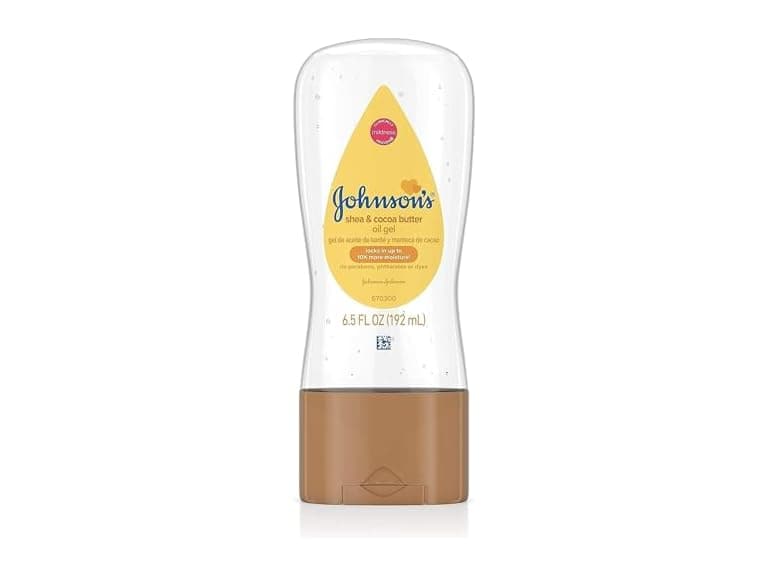 Johnsons Baby Oil Gel Shea and Cocoa Butter 6.5oz - Image 1