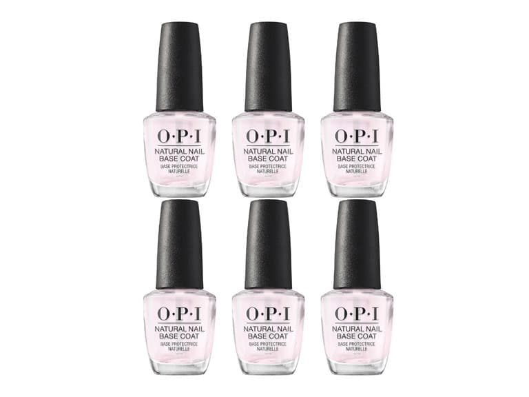 (6 Pk) OPI Nail Lacquer Natural Base Coat - Image 1