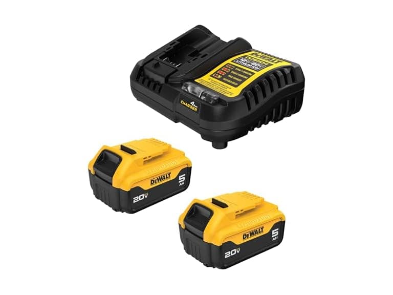 DEWALT 20V Max Lithium-Ion Charger 2 Pack Black/Yellow - Image 1