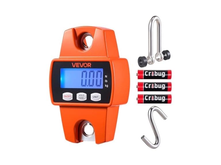 Digital Crane Scale, 660 lbs/300 kg, Industrial - Image 1