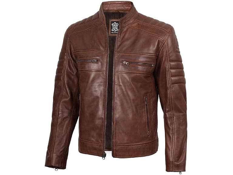 Blingsoul Stylish Biker Leather Jacket M - Image 1