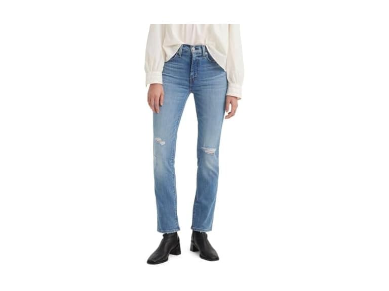 Levi's Women 724 High Rise Straight Jeans - Image 1