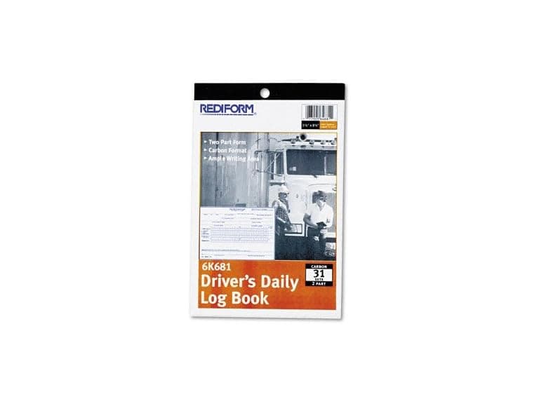 Driver's Daily Log, 5 1/2 X 7 7/8, Set of 3 - Image 1