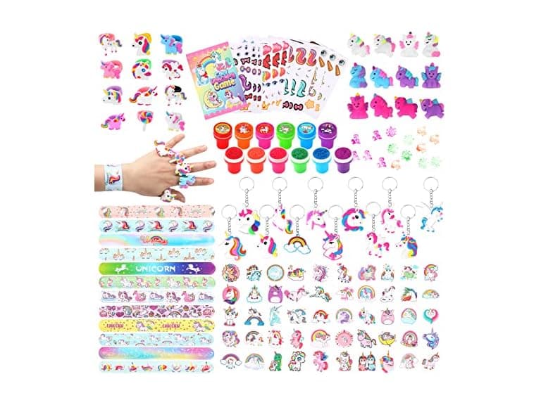 122pcs Unicorn Party Favors for Kids - Image 1
