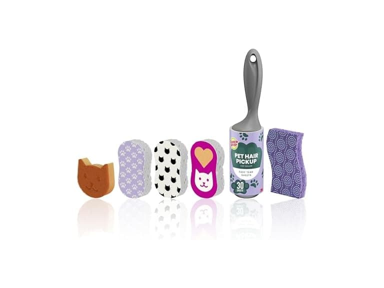 Scotch Brite Cat Lovers Sponge and Lint Roller Kit - Image 1