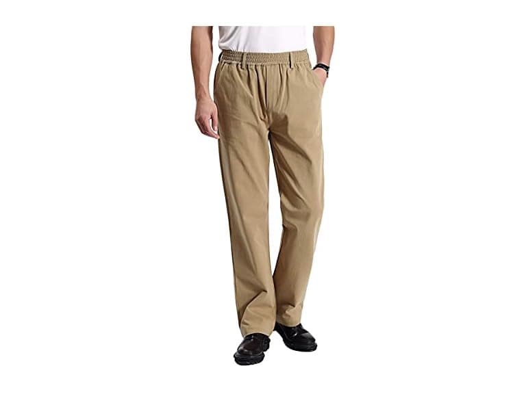 Idealsanxun Men (36W x 30L) Elastic Waist Pants - Image 1