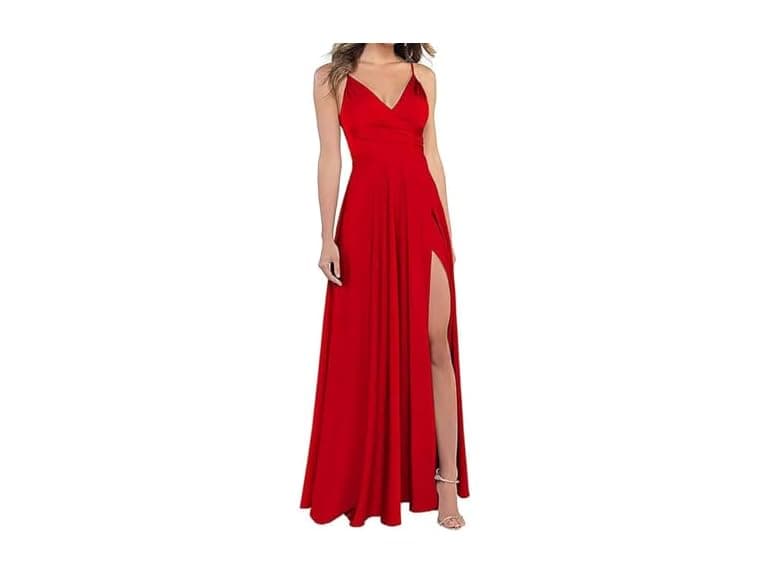 Ryanth Women (12) Satin Bridesmaid Dresses Dress - Image 1