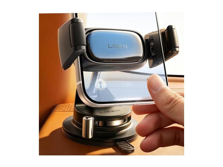 LISEN Suction Phone Mount for Car - Image 1