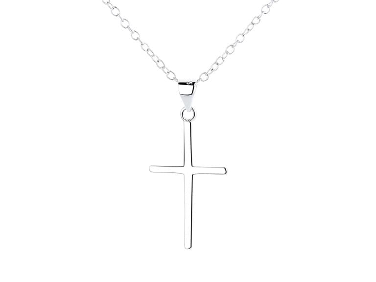 Minimalist Petite Cross Necklace - Image 1
