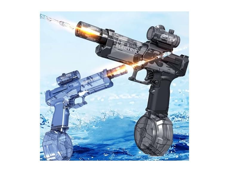Electric Water Gun w/ LED Lights 4-Pack - Image 1