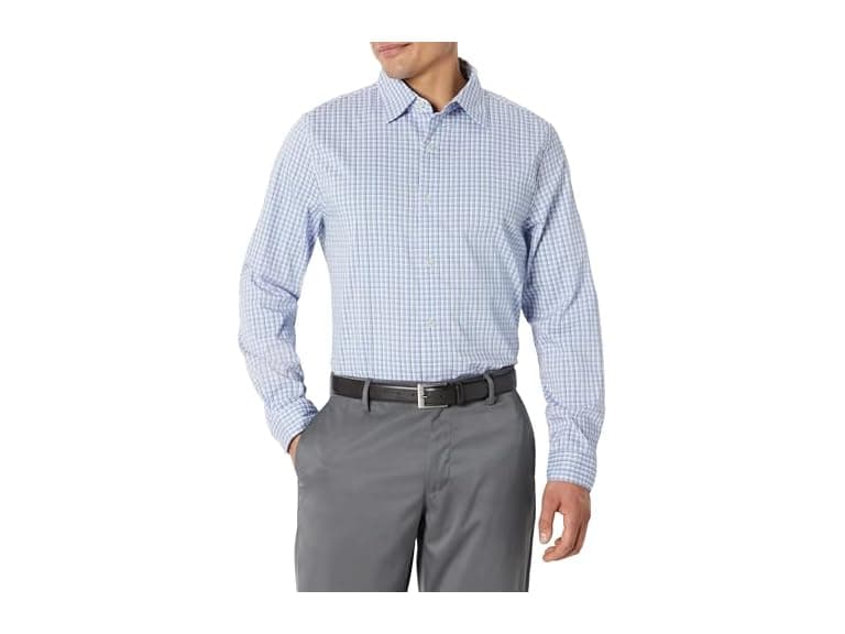 Amazon Essentials Men Small Slim Long Sleeve Shirt - Image 1