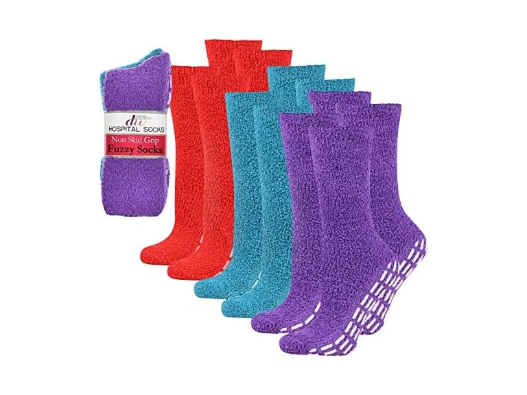 Debra Weitzner Women (OS) Anti-slip Hospital Socks - Image 1