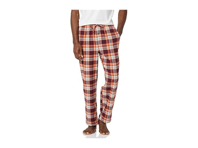 Amazon Essentials Men X-Small Pant Burgundy Orange - Image 1