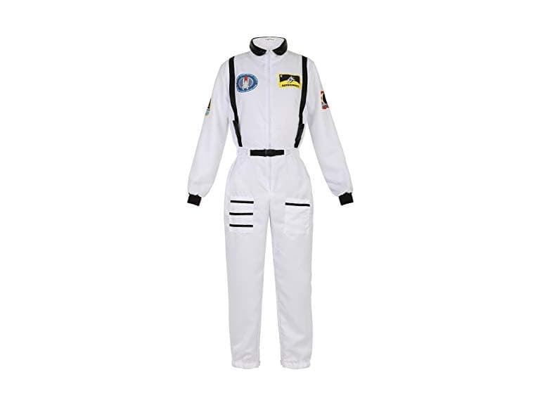 frawirshau Women's (M) Astronaut Costume Jumpsuit - Image 1
