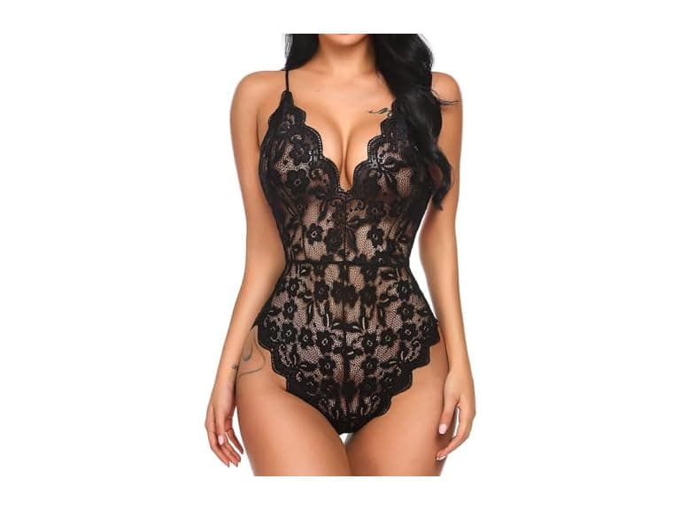 Avidlove (S) Teddy Lingerie One Piece Romper - Image 1