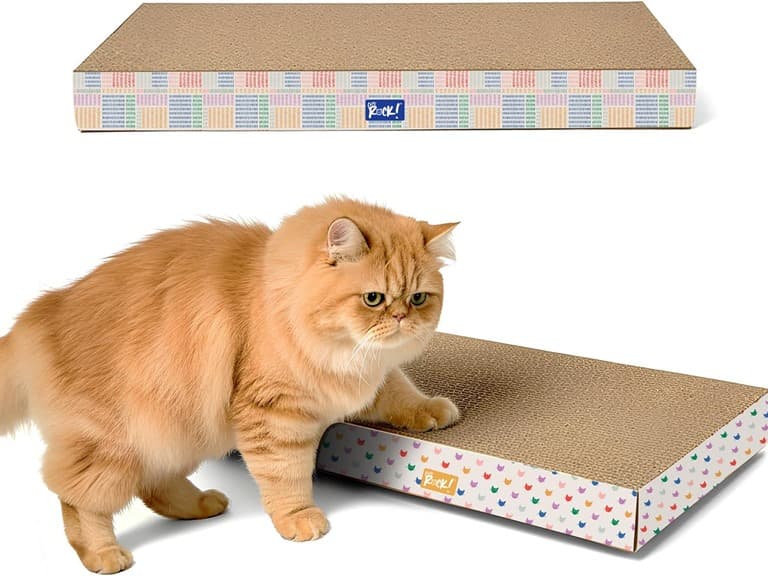 Cats Rock Scratching Board for Cats, Icon and Squares - Image 1
