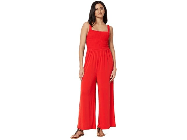 Amazon Essentials Women Square Neck Wide Jumpsuit - Image 1