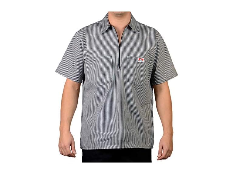 Ben Davis Men (S) Zipper Short Sleeve Shirt - Image 1
