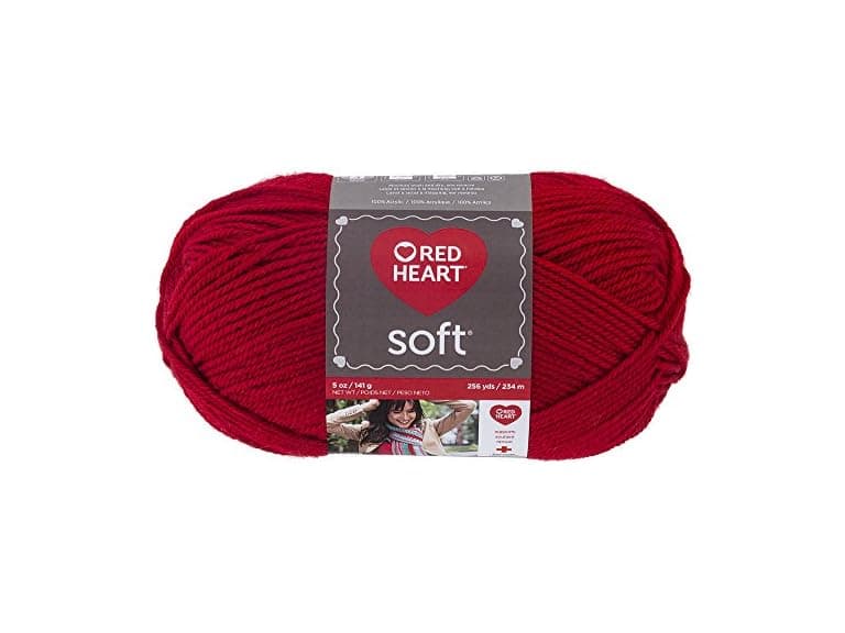 RED HEART Soft Yarn, Really Red - Image 1
