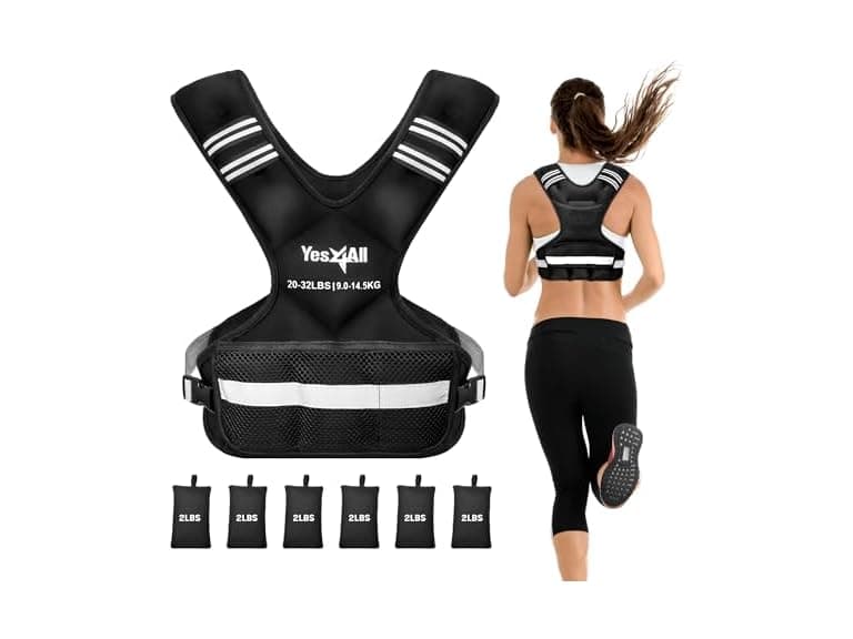 Yes4All Adjustable Weighted Vest 20-32lbs - Image 1