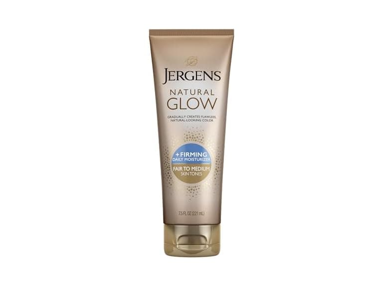 Jergens Natural Glow +Firming Self Tanner Body Lotion - Image 1