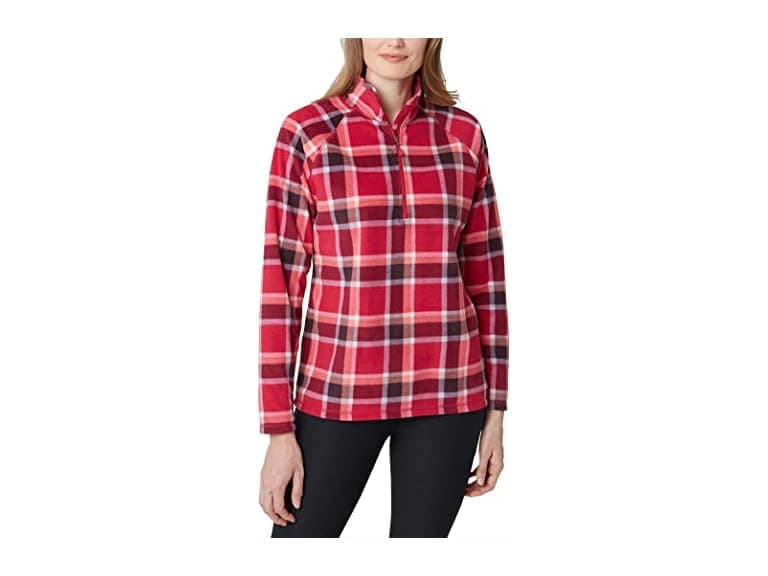Eddie Bauer Women (M) Quarter Zip Fleece Pullover - Image 1