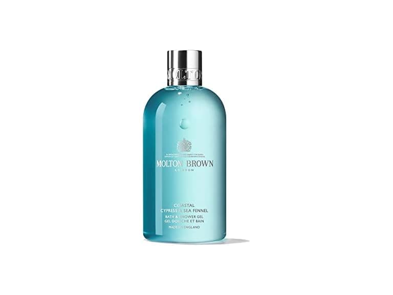 (2 Pack) Molton Brown Coastal Cypress and Sea Fennel Bath and Shower Gel, 10 oz - Image 1