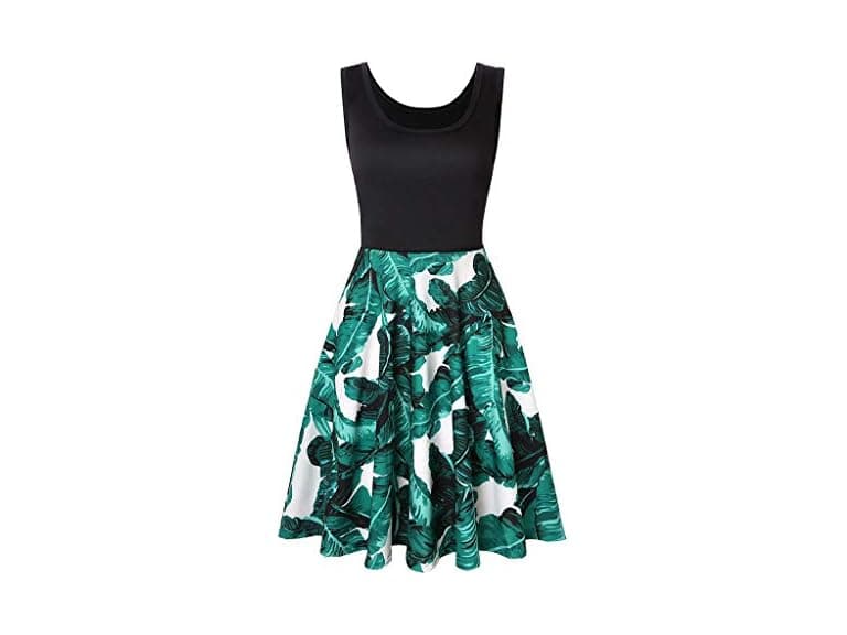 Sancaba Women (M) Sleeveless Midi Dress Tank Dress - Image 1