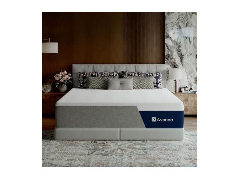 Avenco 12" Green Tea Twin Mattress - Image 1