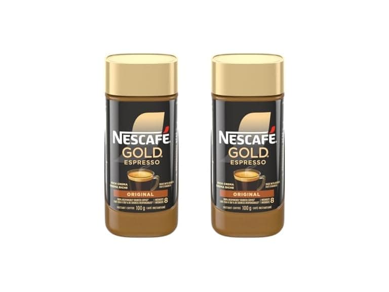 2pk NESCAFE Gold Espresso Instant Coffee, 3.5oz - Image 1