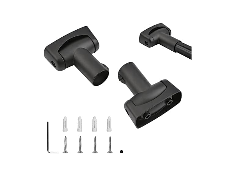 Shower Curtain Rod Bracket, 2Pcs Zinc Alloy S - Image 1