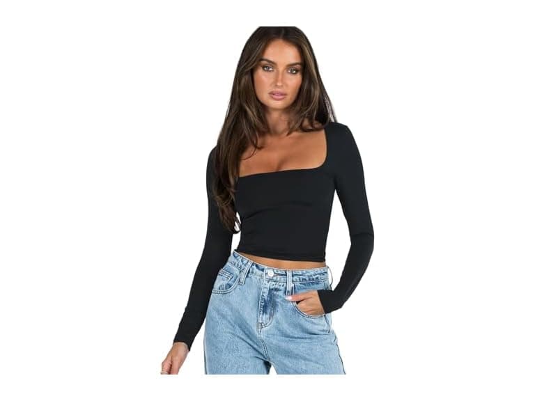 Princess Polly (8) Back Time Long Sleeve Top - Image 1