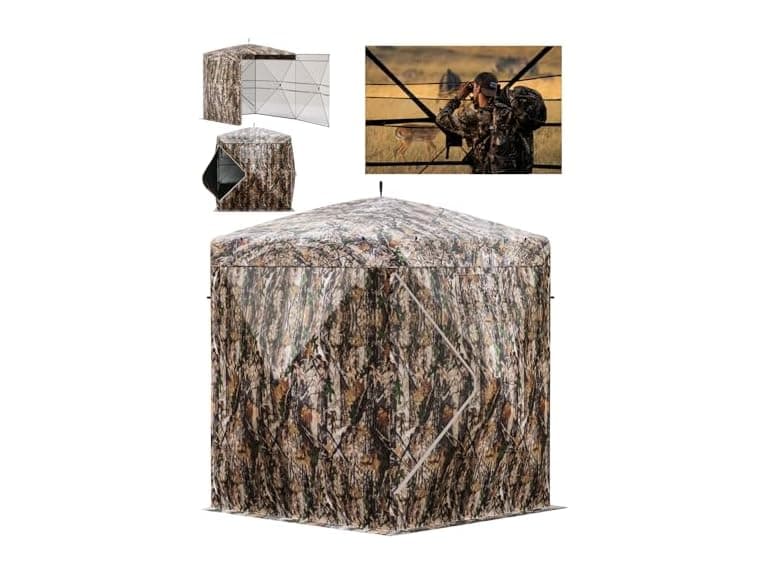 3-4 Person Outmax 270° Camouflage Hunting Blind - Image 1