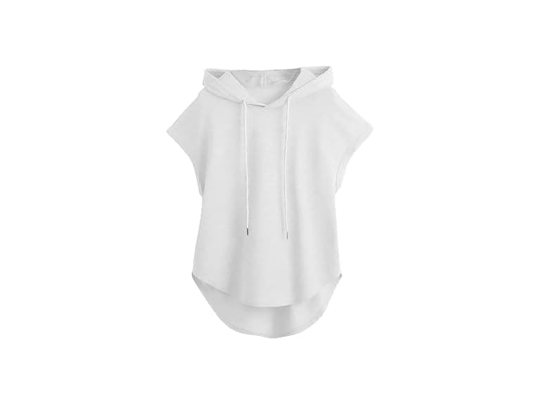 Milumia Women (XL) Short Sleeve Hoodie Sweatshirts - Image 1