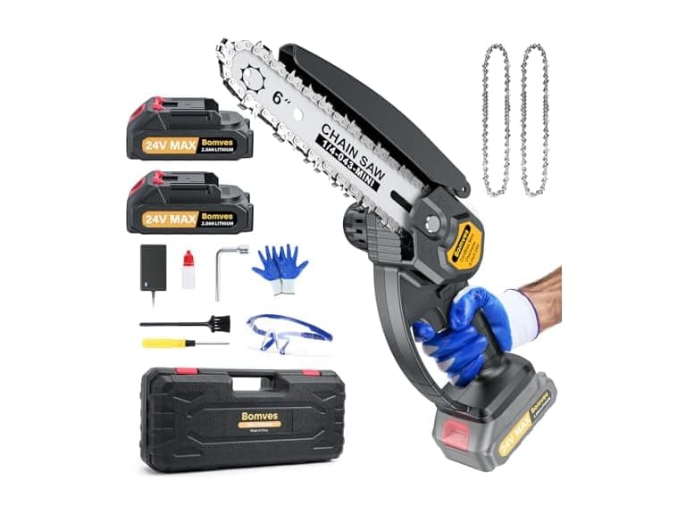 Bomves 6" Cordless Mini Chainsaw - Image 1