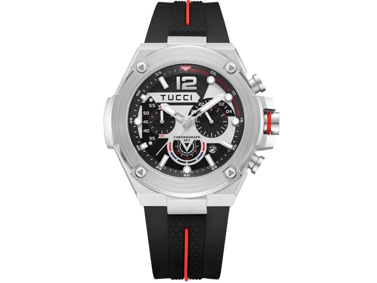 COMPLESSO / WATCH / BLACK SILICONE + SILVER - Image 1