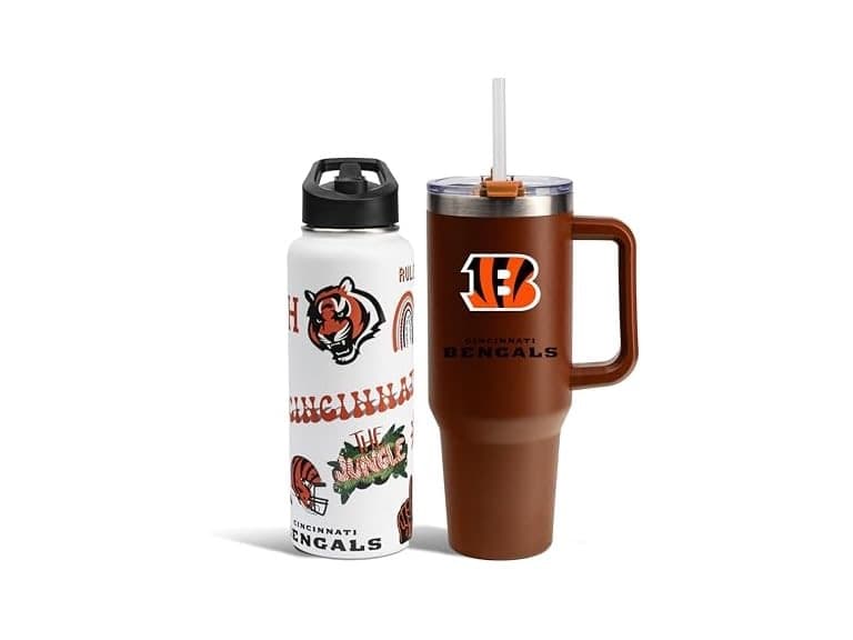 CINCINNATI BENGALS Bottle & Tumbler Set - Image 1