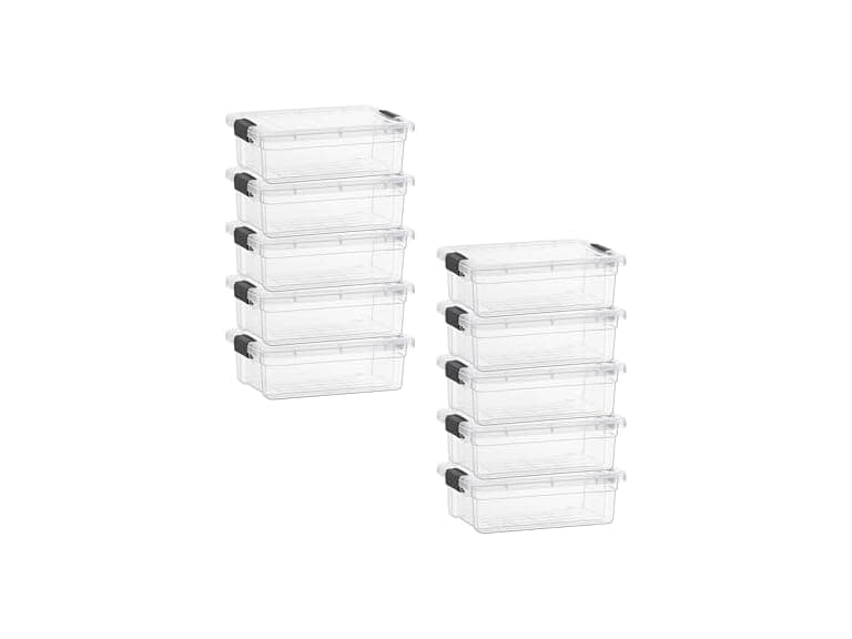 Superio 2.3 Quart Clear Plastic Storage - Image 1