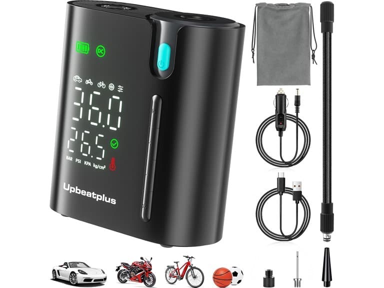 UpBeatPlus 7800mAh 160PSI Tire Inflator - Image 1