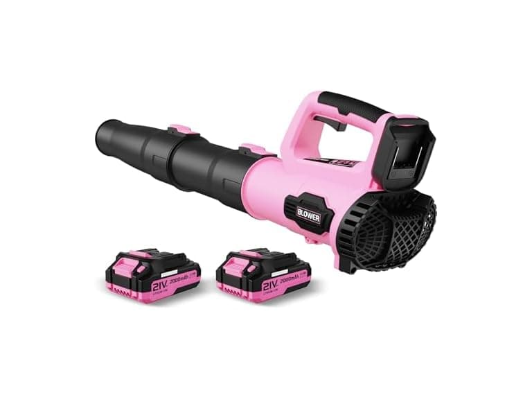 LEAPUL W0097 Cordless Leaf Blower Pink - Image 1