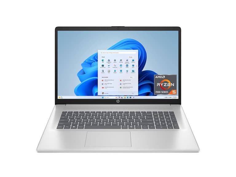 HP 17.3" HD+ Display AMD Ryzen 5 7520U Laptop (Open Box) - Image 1