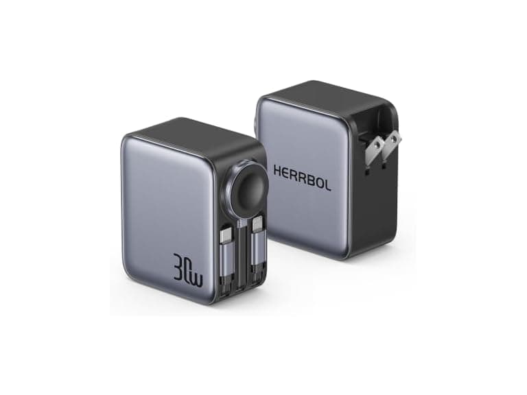 HERRBOL 30W 3 in 1 Retractable Charger - Image 1