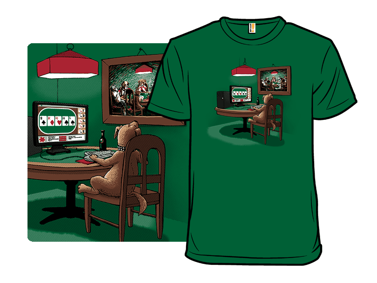 Dog Playing Poker Online - Image 1