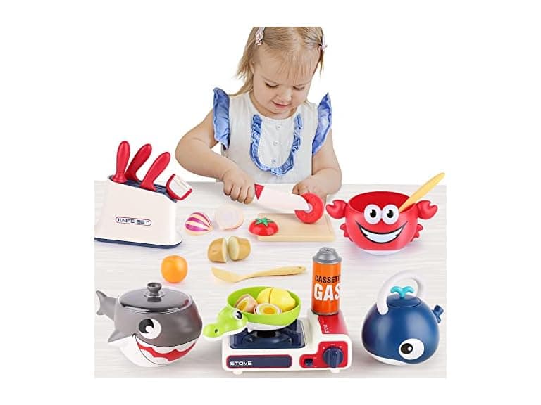 iPlay iLearn Kids Kitchen Playset - Image 1