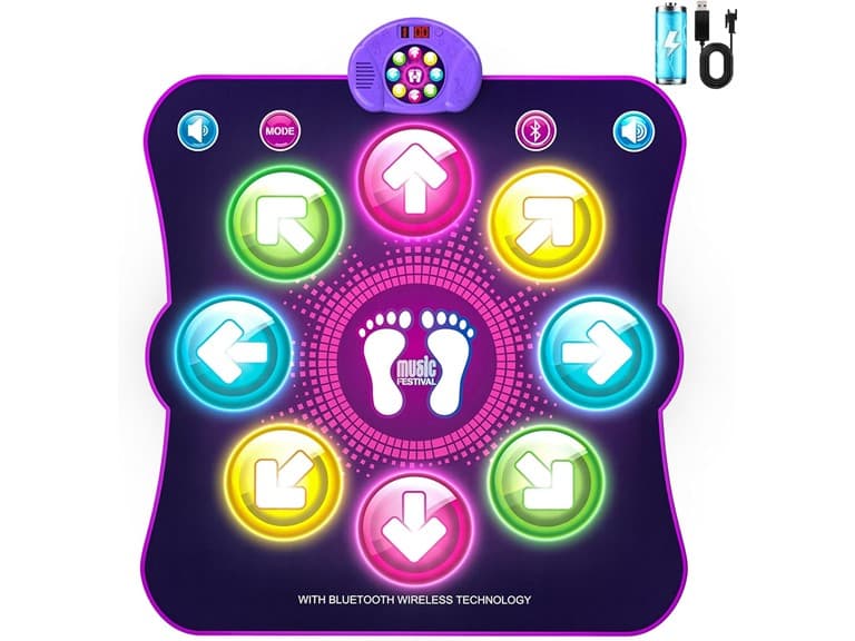 Light Up Dance Mat w/ 6 Game Modes - Image 1